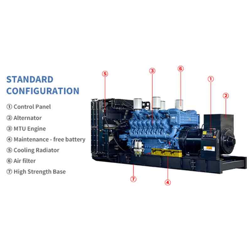 MTU ディーゼル発電機セット