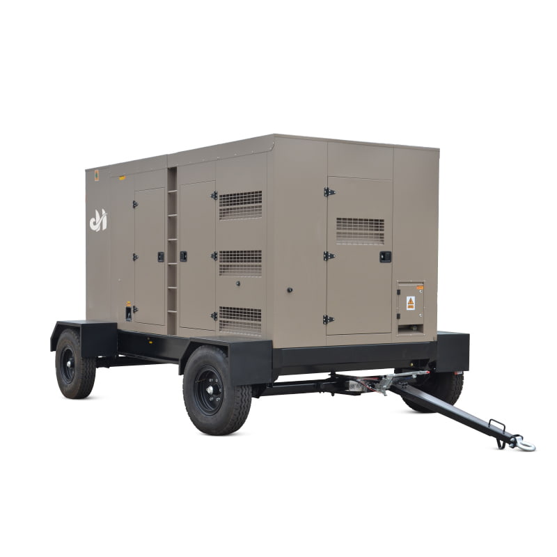 トレーラー式移動式ディーゼル発電機セット
